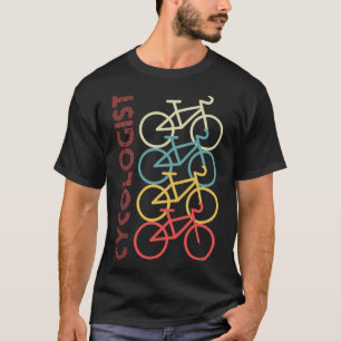 Cycoloog Grappige Psychologie Fietsen Fietser R T-shirt