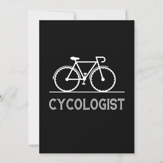 Cycoloog Lover Gift Cycling Mountain Gift Bedankkaart (Voorkant)