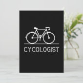 Cycoloog Lover Gift Cycling Mountain Gift Bedankkaart (Staand voorkant)