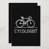 Cycoloog Lover Gift Cycling Mountain Gift Bedankkaart (Voorkant / Achterkant)