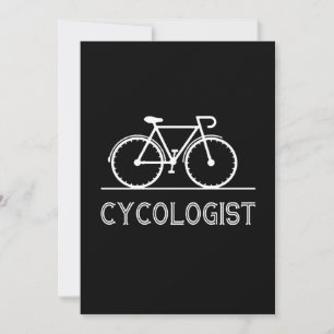 Cycoloog Lover Gift Cycling Mountain Gift Bedankkaart