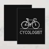 Cycoloog Lover Gift Cycling Mountain Gift Bedankkaart (Voorkant / Achterkant)