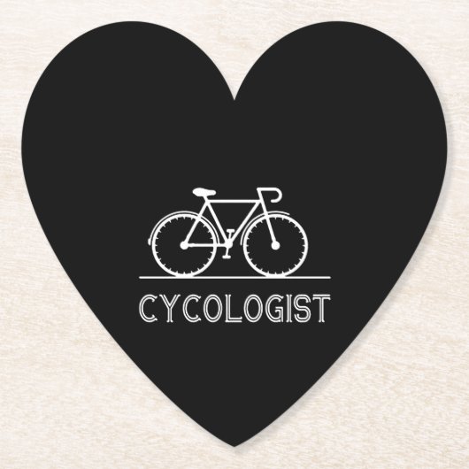 Cycoloog Lover Gift Cycling Mountain Gift Kartonnen Onderzetters (Voorkant)
