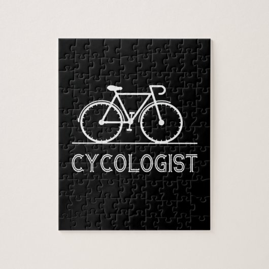 Cycoloog Lover Gift Cycling Mountain Gift Legpuzzel (Verticaal)