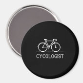 Cycoloog Lover Gift Cycling Mountain Gift Magneet (Voorkant / Achterkant)