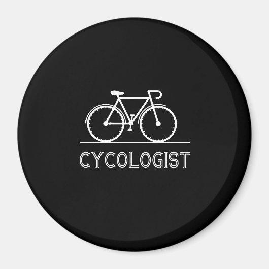 Cycoloog Lover Gift Cycling Mountain Gift Magneet (Voorkant)