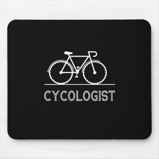 Cycoloog Lover Gift Cycling Mountain Gift Muismat (Voorkant)