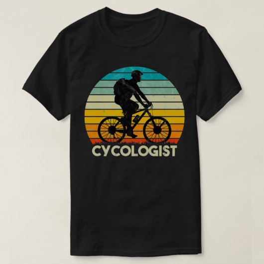 Cycoloog Mannen Gifts for Bicycle Riders Mannen Tr T-shirt (Design voorkant)