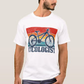  Cycoloog Mountain Bike MTB Cycling Funny T-shirt (Voorkant)