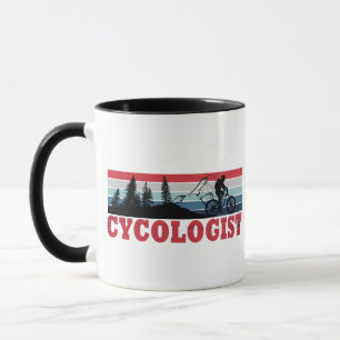 Cycoloog MTB fietser grappig fietsen Mok