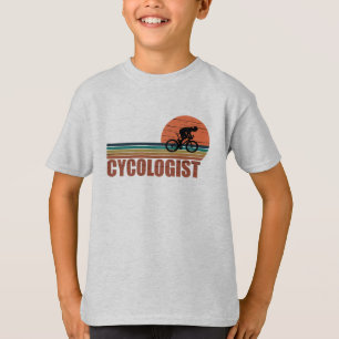 Cycoloog MTB fietser grappig fietsen T-shirt