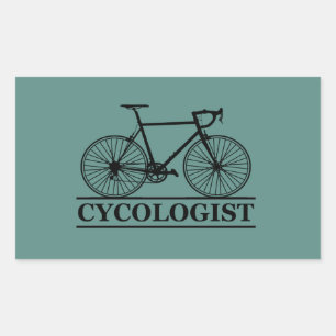 Cycoloog Rechthoekige Sticker