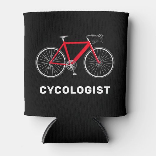 Cycoloog Red Bicycle Blikjeskoeler (Voorkant)