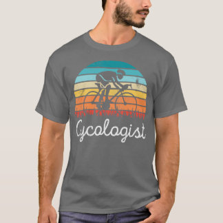 Cycoloog Retro Cycling Bicycle Gift T-shirt
