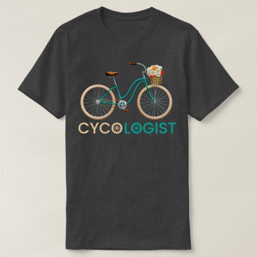 Cycoloog Vrouwen fietser 1 T-shirt (Design voorkant)