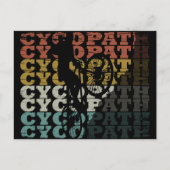 Cycopaat grappig fietsen feestdagenkaart (Voorkant)