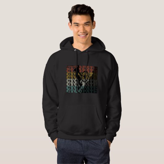 Cycopaat grappig fietsen hoodie (Voorkant volledig)
