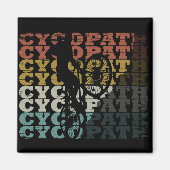 Cycopaat grappig fietsen magneet (Voorkant)