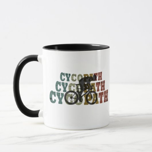 Cycopaat grappig fietsen mok (Links)
