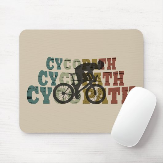 Cycopaat grappig fietsen muismat (Met muis)