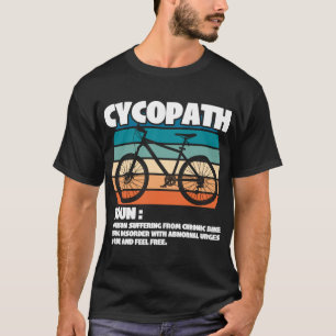Cycopaat Grappige mountainbike fietser Pun hum T-shirt