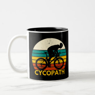 Cycopath/Cycling/fiets Tweekleurige Koffiemok