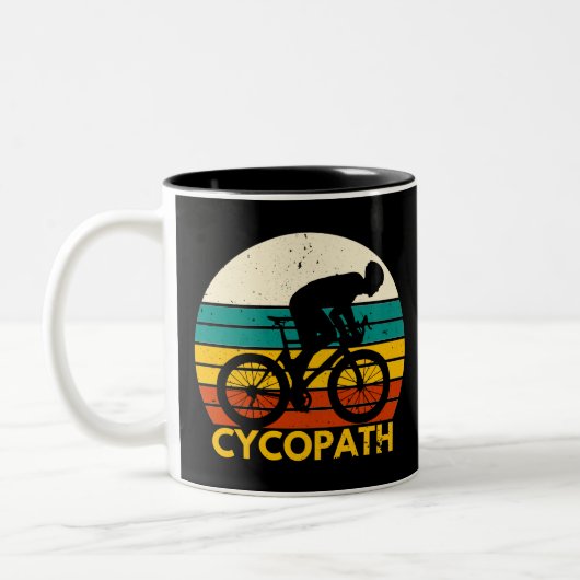 Cycopath/Cycling/fiets Tweekleurige Koffiemok (Links)