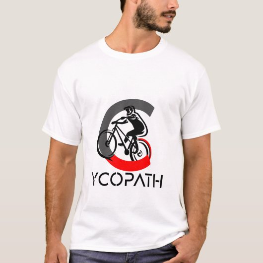 Cycopath Cycling for Cyclists and Bikers T-Shirt (Voorkant)