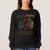 Cycopath Cycoloog Cyclist Bicycle Trui (Voorkant)