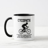 Cycopath Definitie Fietsfietsen Rijden Mok (Links)