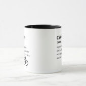 Cycopath-definitie grappig mok (Midden)