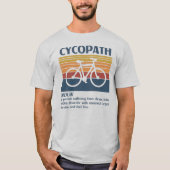Cycopath Definition Retro  Cycling T-shirt (Voorkant)
