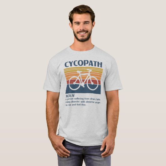 Cycopath Definition Retro  Cycling T-shirt (Voorkant volledig)