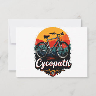Cycopath: Energetische fiets en zonsondergang Grap