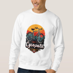 Cycopath: Energetische fiets en zonsondergang Grap Trui
