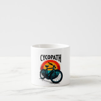 Cycopath: Energetische fiets met zonsondergang Gra Espresso Kop