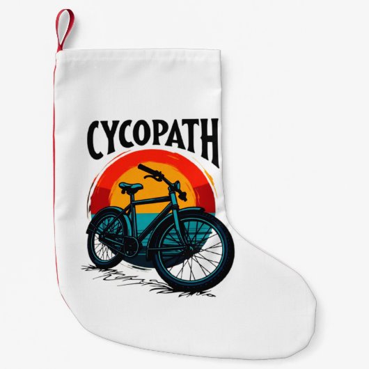 Cycopath: Energetische fiets met zonsondergang Gra Kleine Kerstsok (Voorkant)