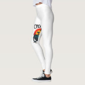 Cycopath: Energetische fiets met zonsondergang Gra Leggings (Links)