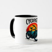 Cycopath: Energetische fiets met zonsondergang Gra Mok (Voorkant links)