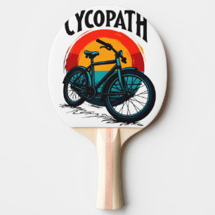 Cycopath: Energetische fiets met zonsondergang Gra Tafeltennisbatje
