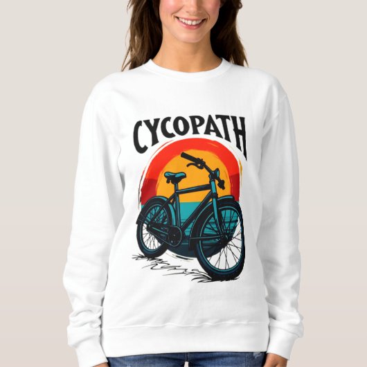 Cycopath: Energetische fiets met zonsondergang Gra Trui (Voorkant)