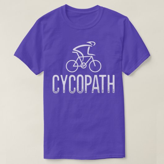 Cycopath Funny Bicycle Style T-shirt (Design voorkant)