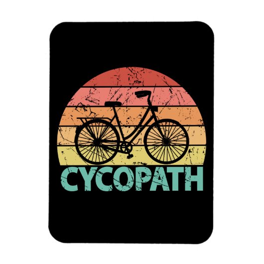 Cycopath Funny Cycling Bicycle Magneet (Verticaal)