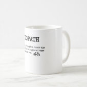 CYCOPATH Funny Cycling Bicycle Rider Cyclist Koffiemok (Voorkant rechts)