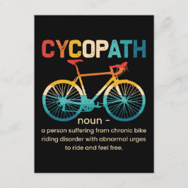 Cycopath Funny Cycling for Cyclists and Bikers Feestdagenkaart