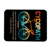 Cycopath Funny Cycling for Cyclists and Bikers Magneet (Horizontaal)