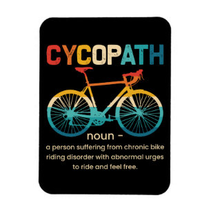 Cycopath Funny Cycling for Cyclists and Bikers Magneet