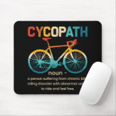 Cycopath Funny Cycling for Cyclists and Bikers Muismat (Met muis)