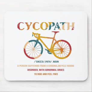 Cycopath Funny Cycling for Cyclists and Bikers Muismat