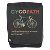 Cycopath Funny Cycling for Cyclists and Bikers Rugtassen (Voorkant)